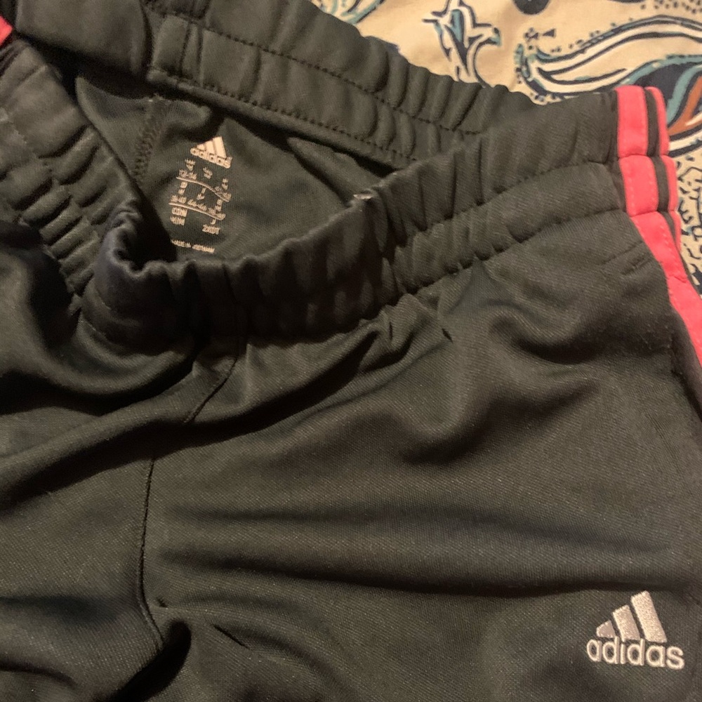 Grey and pink sweatpants